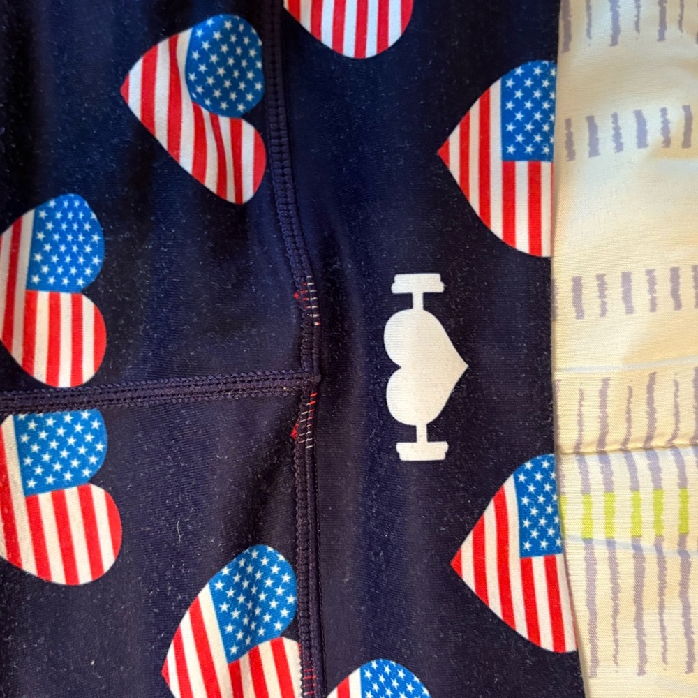 Patriotic Heart Shorts